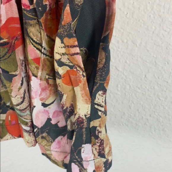 Anthropologie Meadow Rue Floral Peplum Mini Dress - Picture 7 of 9